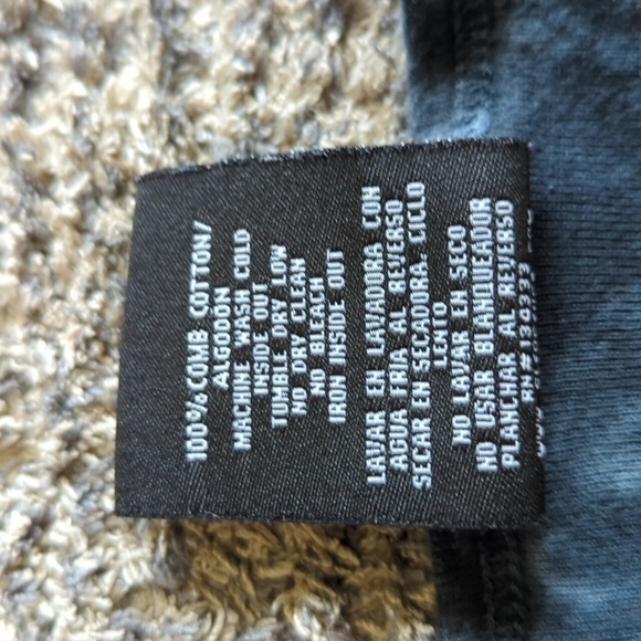 Y2K Sledge USA A New Kind Tie Dye Top Bling Made In USA Comb Cotton Large - Picture 7 of 10